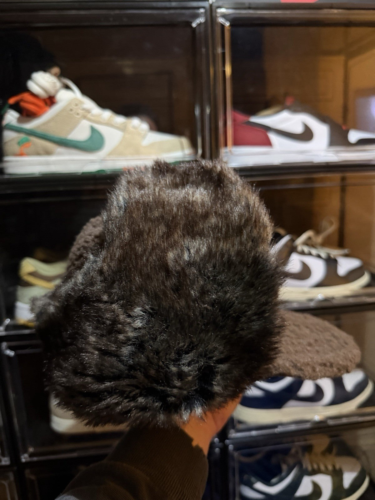 Highlark Curated Dave East Sherpa Dog Ears Brown #Color_Brown