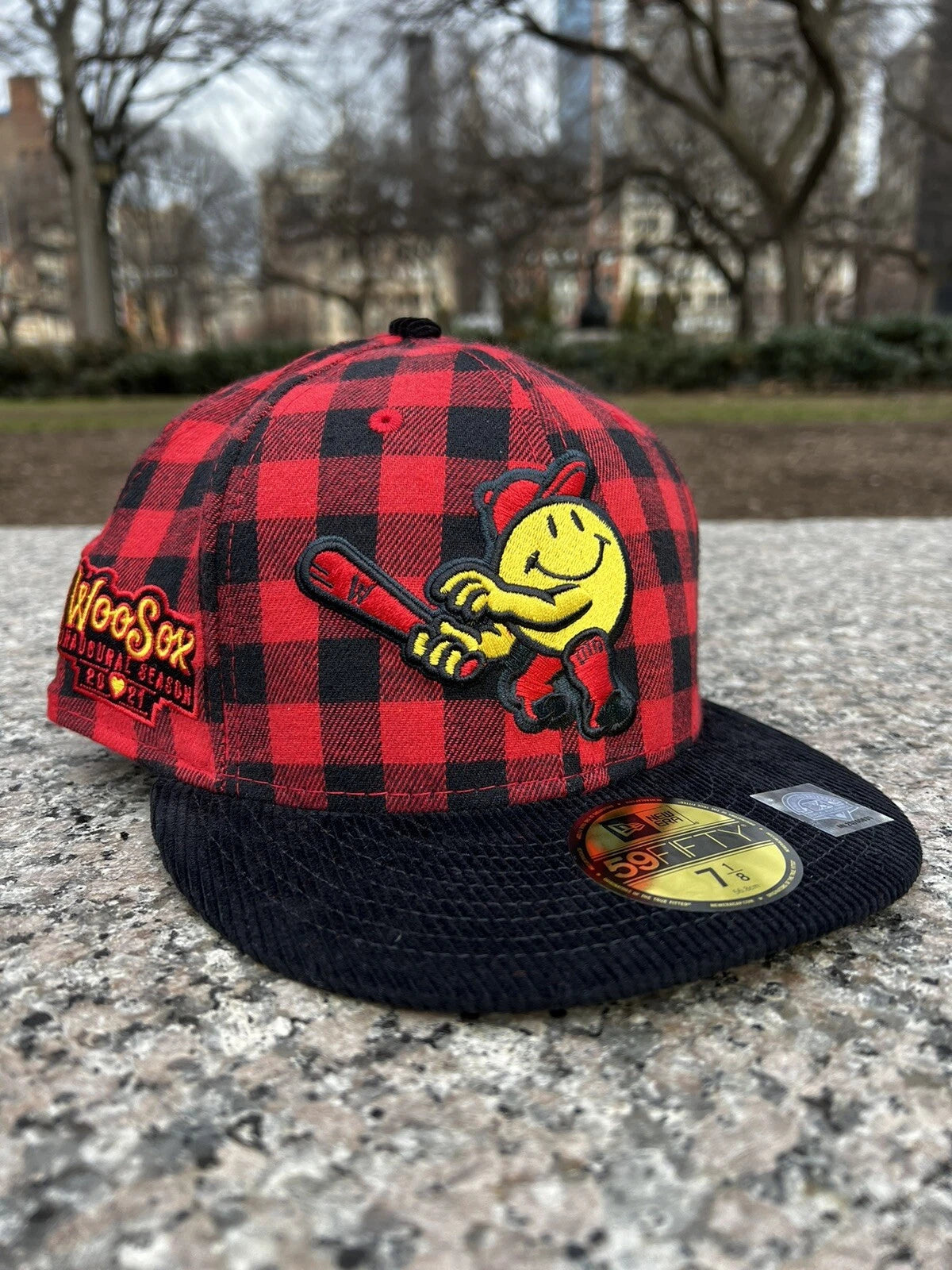 Highlark Curated Worcester Red Sox Cactus Jack Plaid MyFitteds