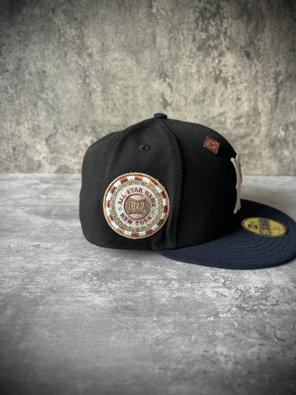 Brooklyn Dodgers 1942 All-Star Game black fitted, side patch