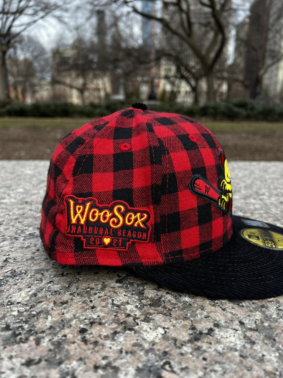Highlark Curated Worcester Red Sox Cactus Jack Plaid MyFitteds