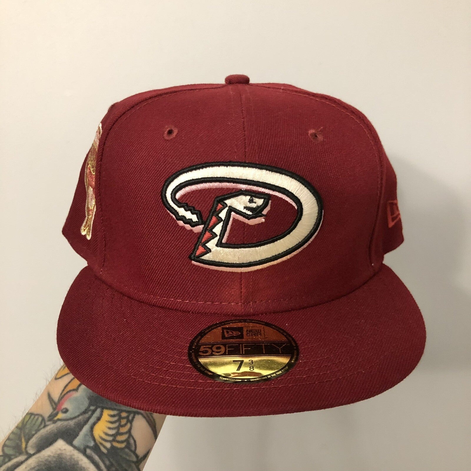 Highlark Curated Arizona Diamondbacks Red Velvet Hat Club