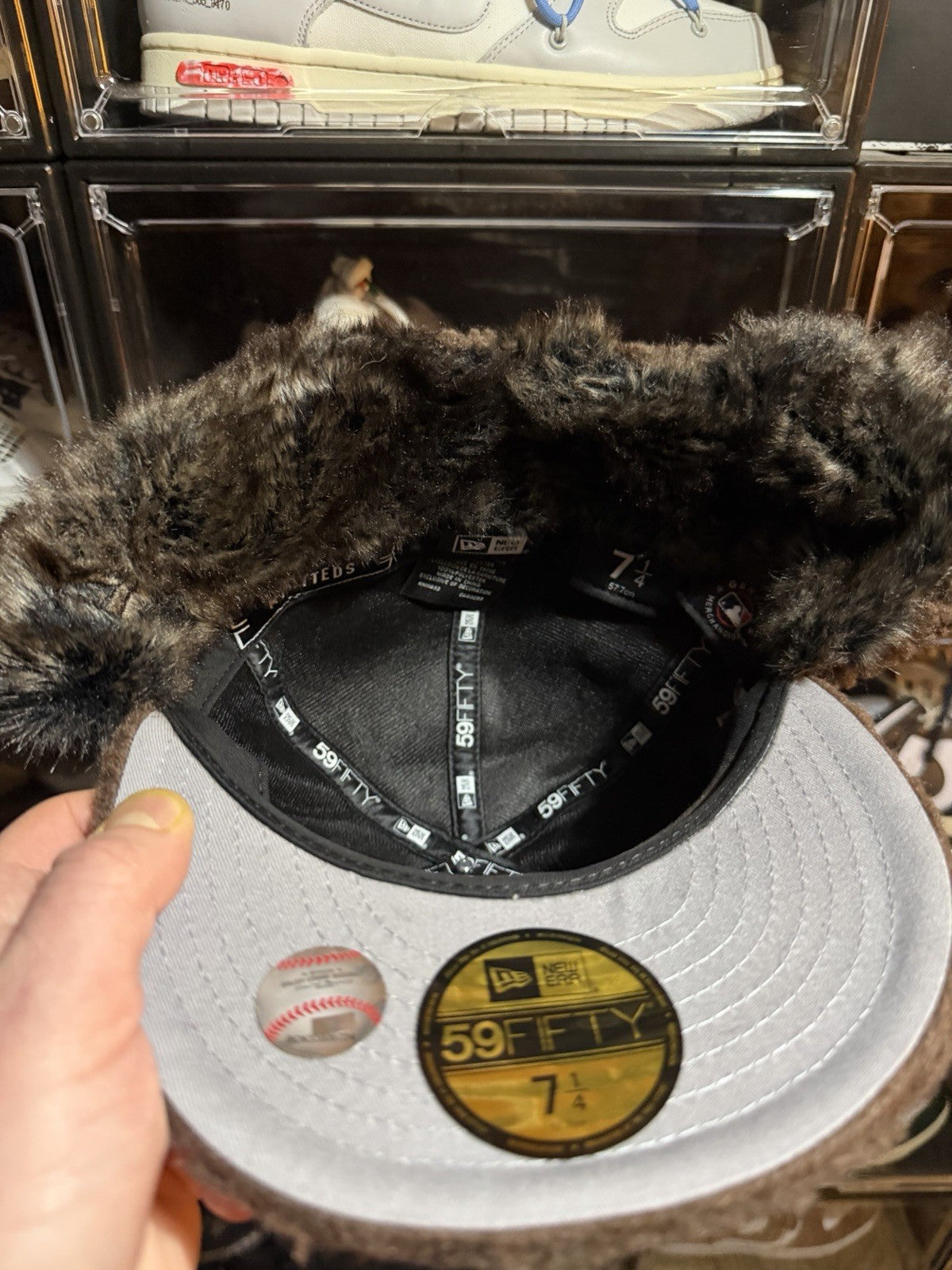 Highlark Curated Dave East Sherpa Dog Ears Brown #Color_Brown
