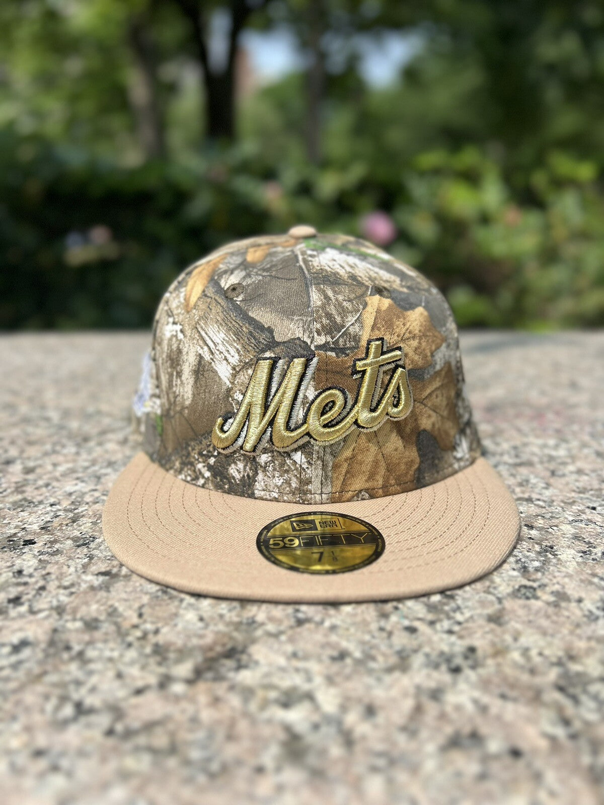 Highlark Curated New York Mets Real Tree Camo BKLYN Caps