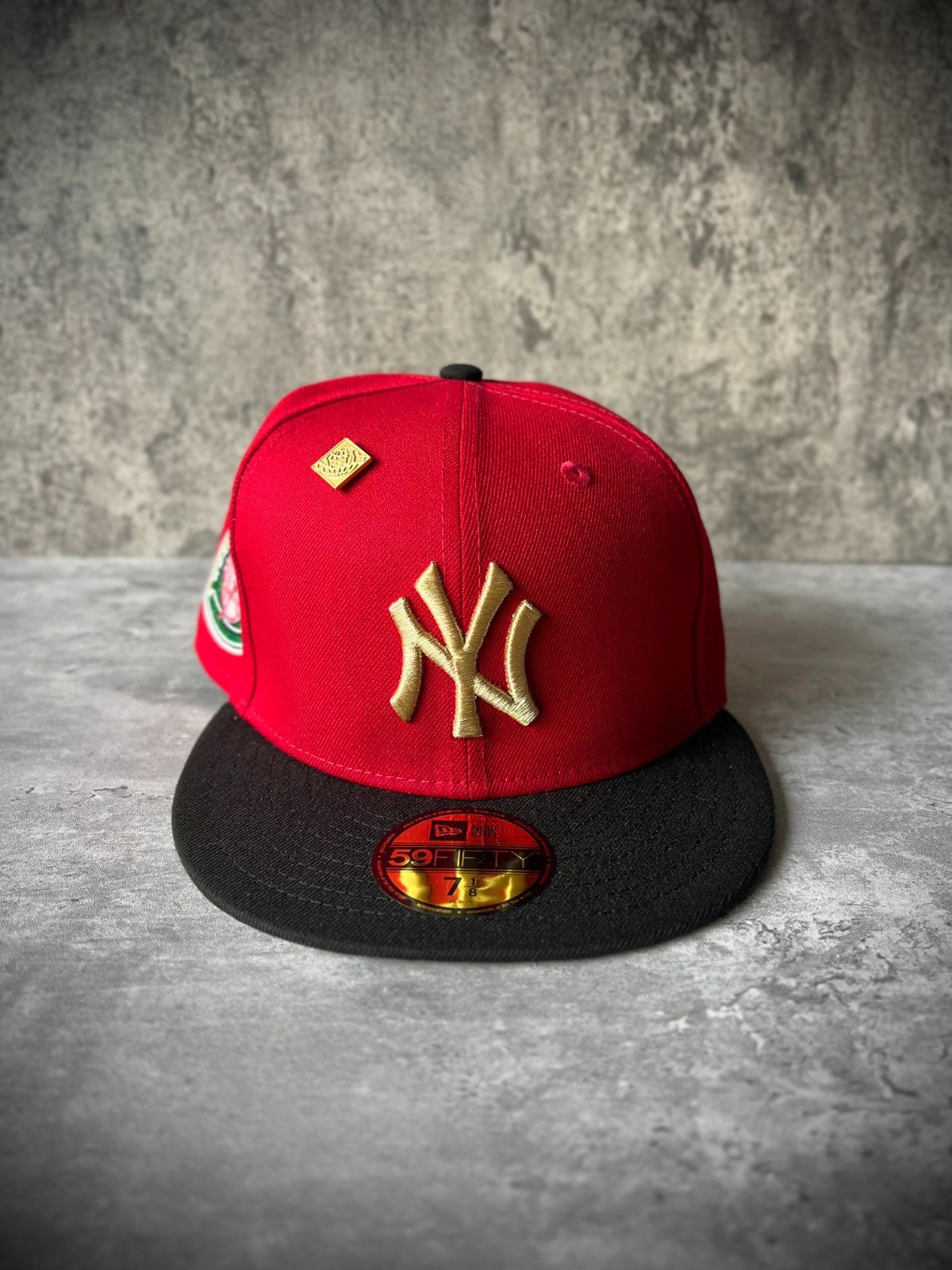 Highlark Curated Yankees FlyGuyAng Capsule Hats fitted, front