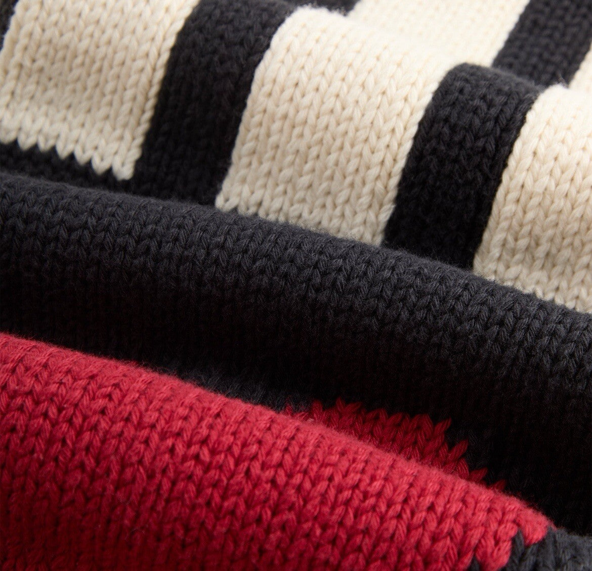 Highlark Curated KITH Batman Joker Full-Zip Sweater knit detail