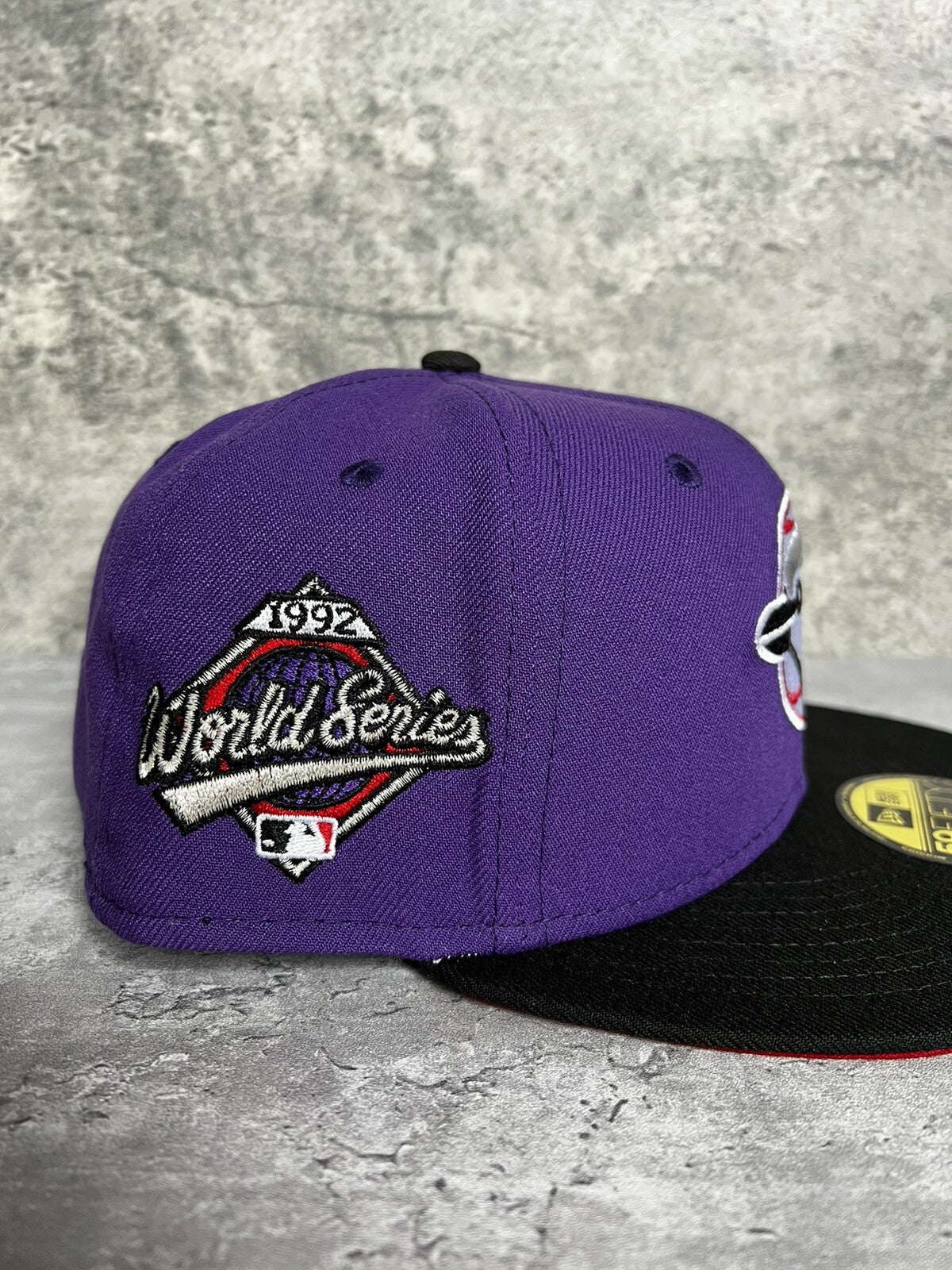 Toronto Blue Jays Raptors NBA Crossover fitted, side patch