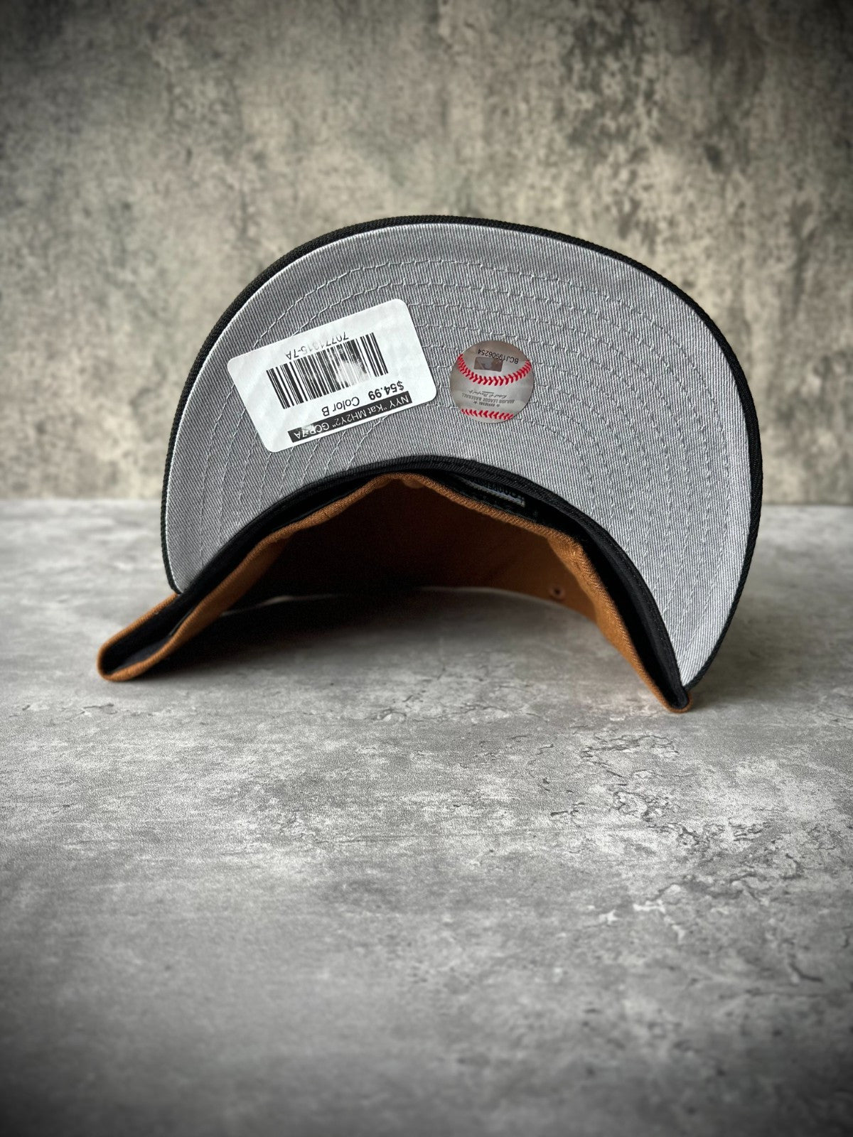 New York Yankees 1996 World Series brown fitted, undervisor