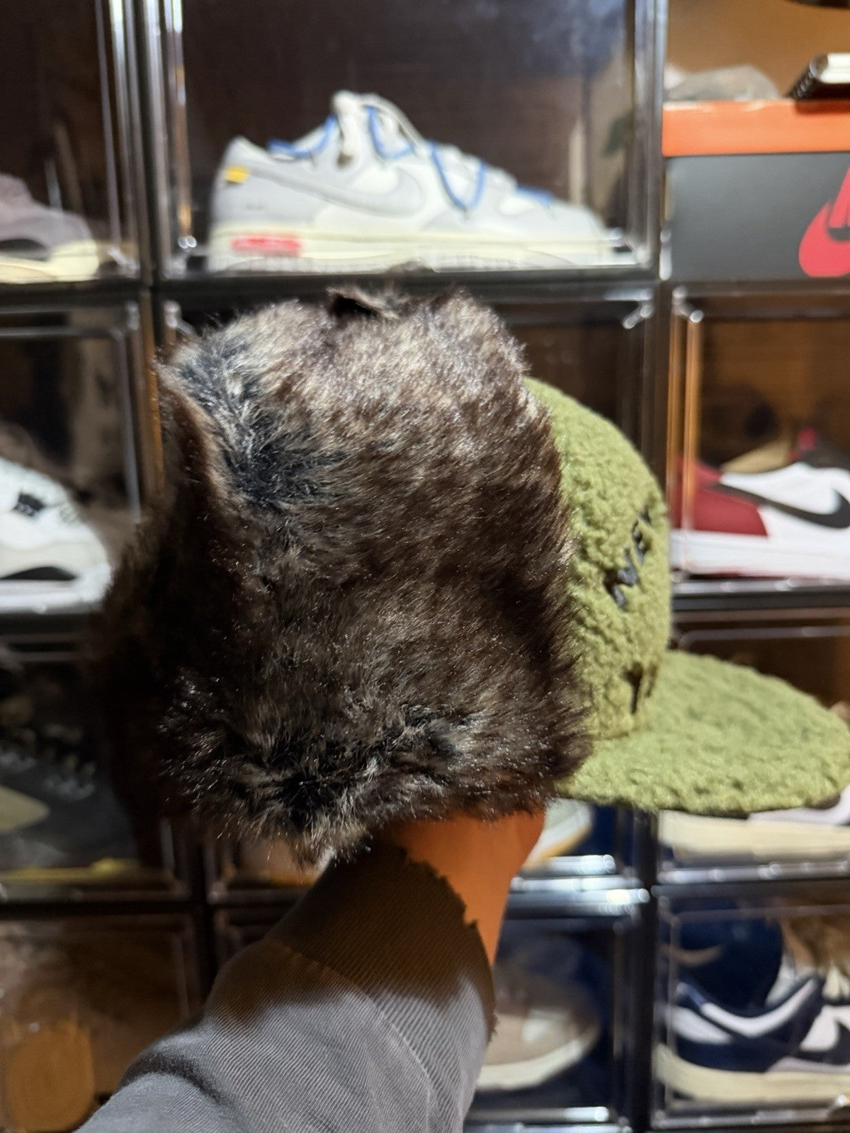 Highlark Curated Dave East Sherpa Dog Ears Pistachio #Color_Pistachio